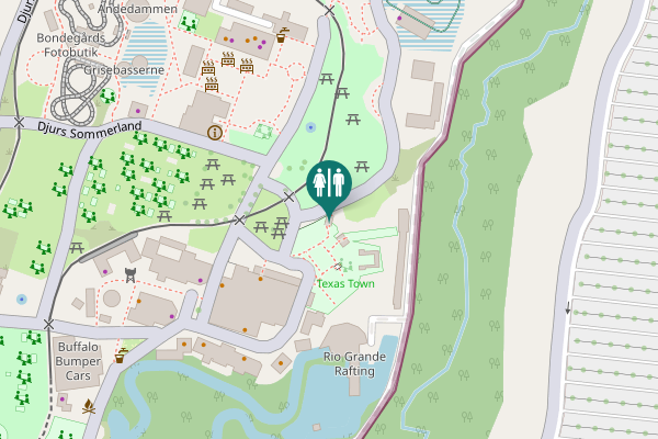 Map showing location of Nimtofte Toilet