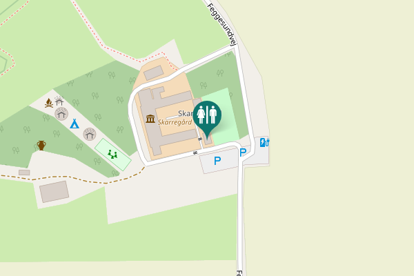 Map showing location of Feggesundvej 53 Toilet