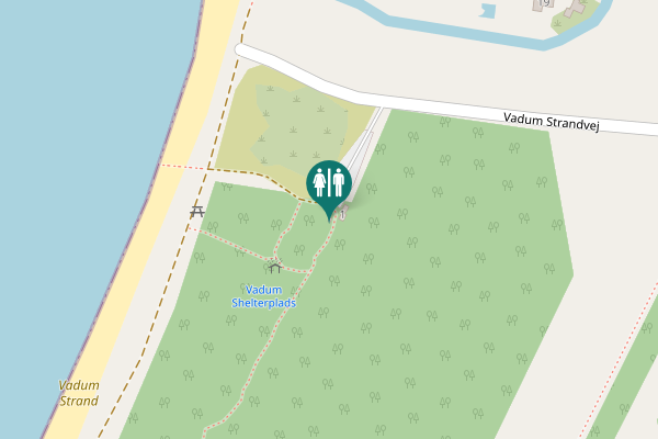 Map showing location of Vadum Strandvej 1 Toilet