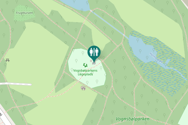 Map showing location of Gammel Vardevej 89 Toilet
