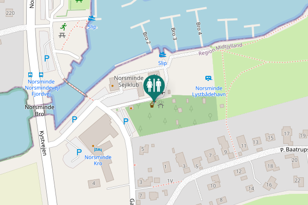 Map showing location of Gammel Krovej 1G Toilet