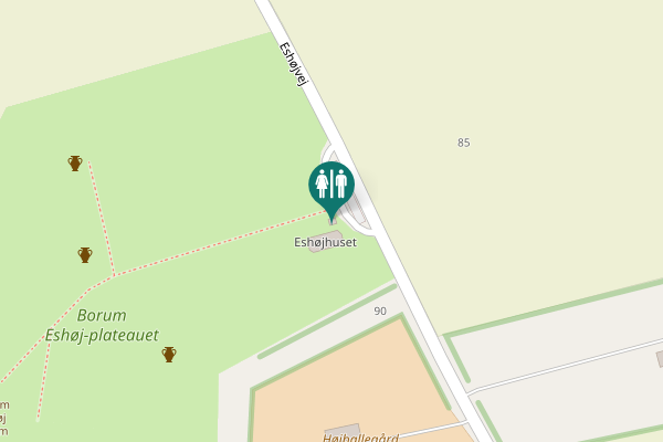 Map showing location of Eshøjvej 90 Toilet