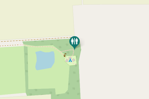 Map showing location of Møllesøvej 13B Toilet