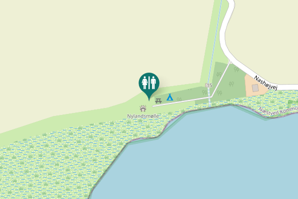 Map showing location of Nashøjvej 17 Toilet
