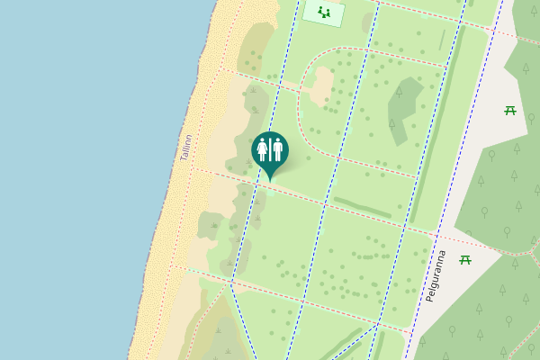 Map showing location of Pelguranna Toilet