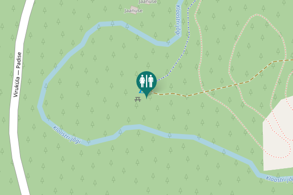 Map showing location of Viruküla — Padise Toilet