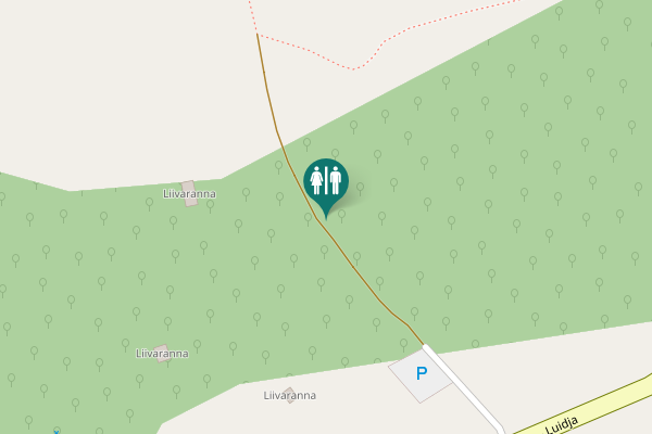 Map showing location of Heltermaa — Kärdla — Luidja Toilet
