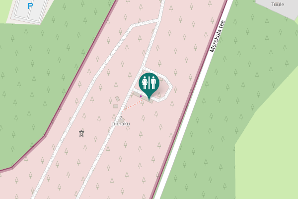 Map showing location of Mereküla tee 1 Toilet