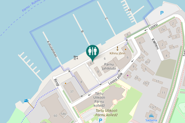 Map showing location of Lootsi 8 Toilet