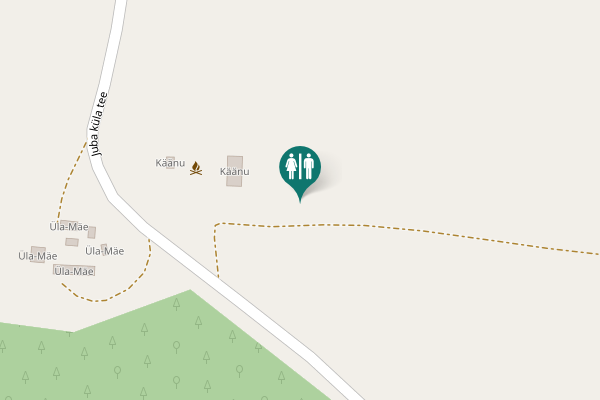 Map showing location of Juba küla tee Toilet