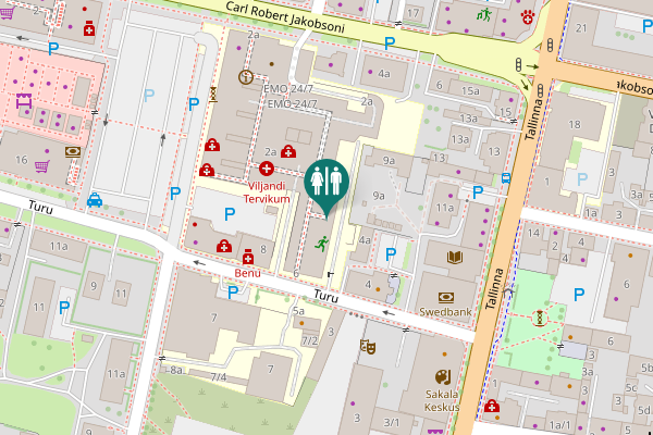 Map showing location of Turu 6 Toilet