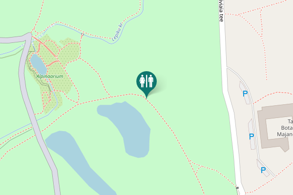 Map showing location of Kiviaia tee Toilet
