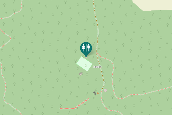 Map showing location of Olju — Salla Toilet
