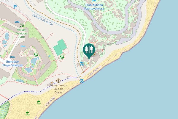 Map showing location of Calle Melindraga 2 Toilet