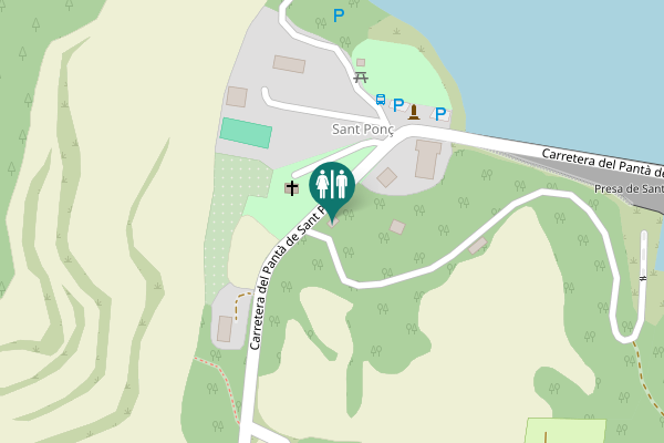 Map showing location of Serveis