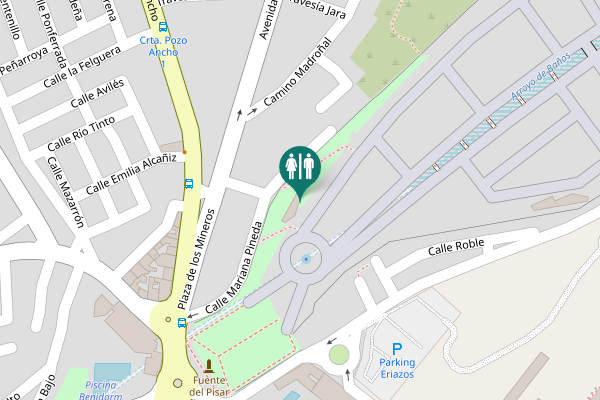 Map showing location of لينارس Toilet