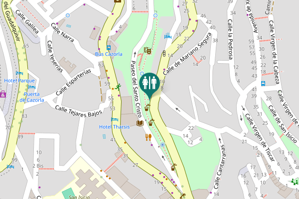Map showing location of Calle Amigo Félix Rodríguez de la Fuente Toilet