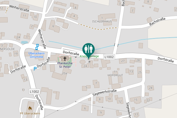 Map showing location of Dorfstraße 25 Toilet
