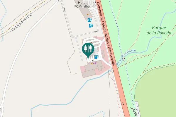 Map showing location of Carretera de Collado Villalba a Navacerrada Toilet