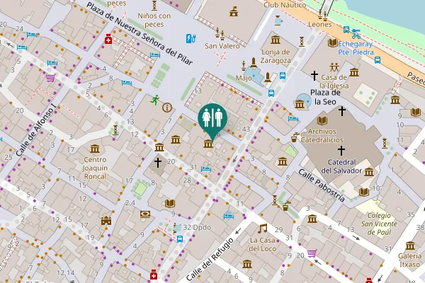 Map showing location of Calle Santiago 36 Toilet