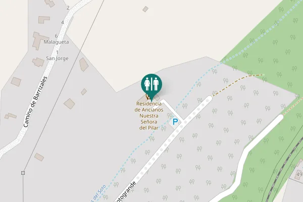 Map showing location of Urbanización Sotogrande Toilet
