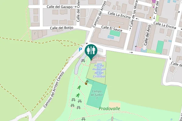 Map showing location of Calle del Fresno 2 Toilet