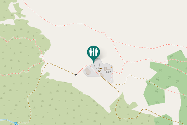 Map showing location of 139 Toilet