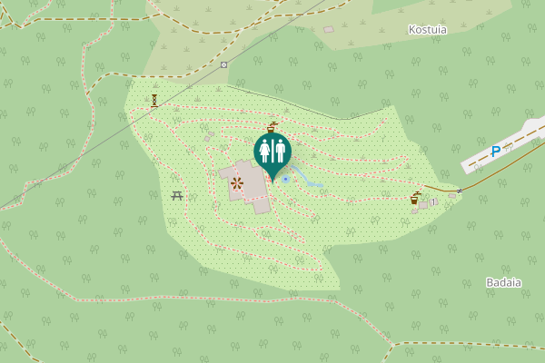 Map showing location of Santa Katalinako bidea 1 Toilet