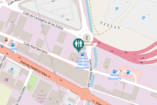 Map showing location of Micro WC 24h