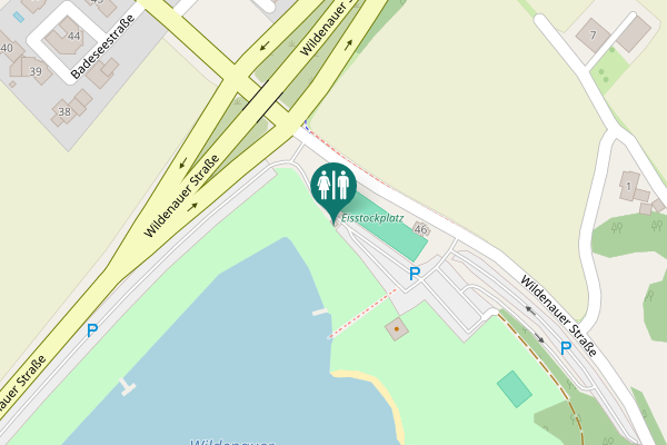 Map showing location of Wildenauer Straße Toilet