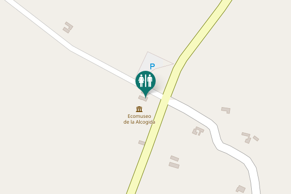 Map showing location of Puerto del Rosario Toilet