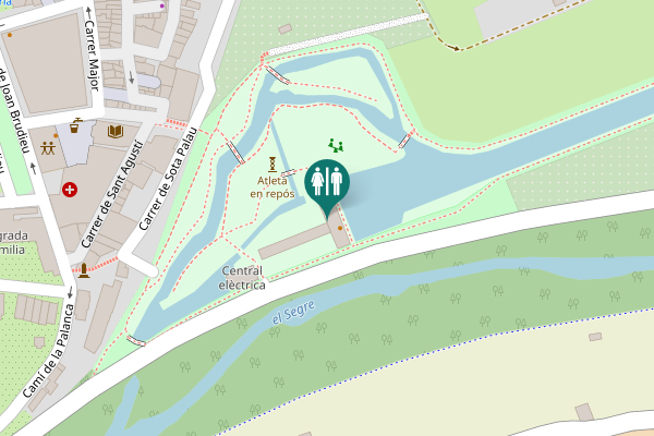 Map showing location of C-462 Toilet