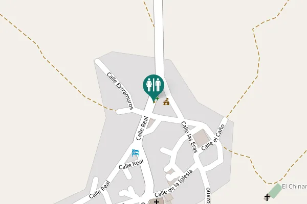 Map showing location of Carretera Valdelacasa Toilet