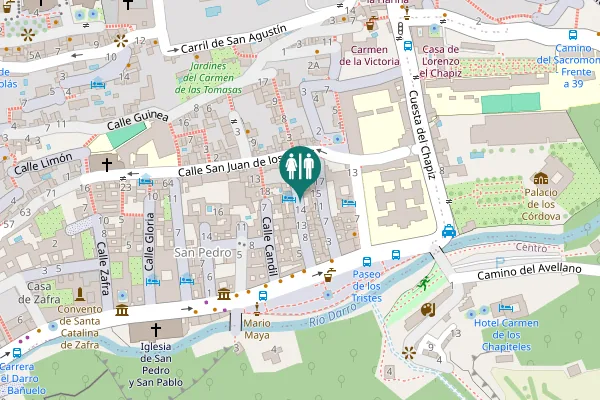 Map showing location of Calle Horno del Oro 14 Toilet
