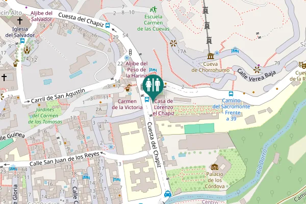 Map showing location of Cuesta del Chapiz 5 Toilet