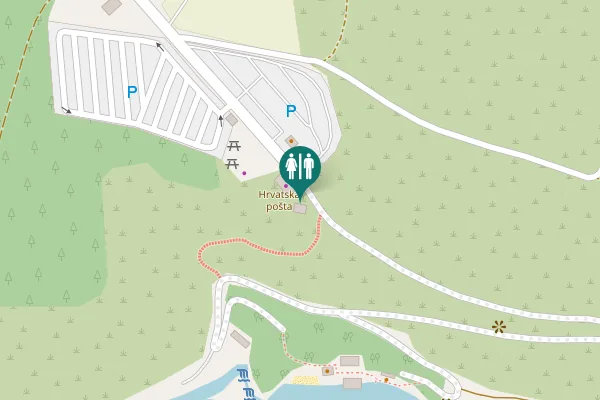 Map showing location of Studenci Toilet