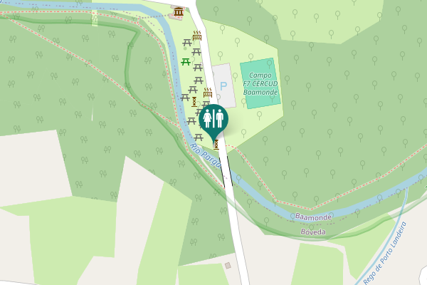 Map showing location of Begonte Toilet