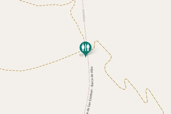 Map showing location of Línea La Fuente de San Esteban - Barca de Alba Toilet