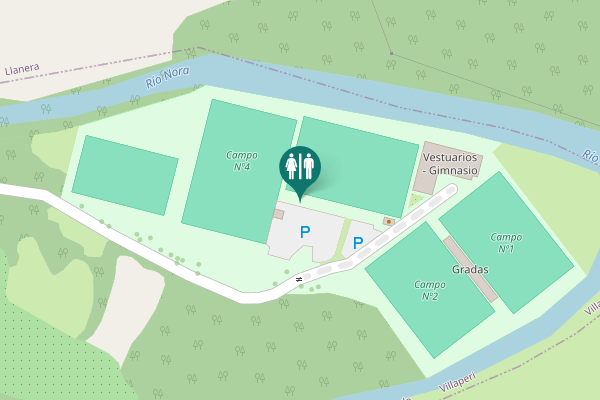 Map showing location of Oviedo Toilet
