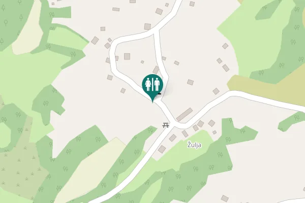 Map showing location of Public Toilet