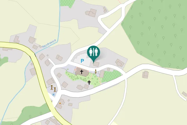 Map showing location of Toilette