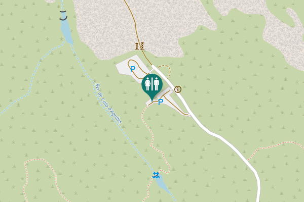 Map showing location of Carretera al Cap de Creus Toilet