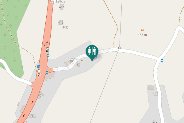 Map showing location of 37A Toilet