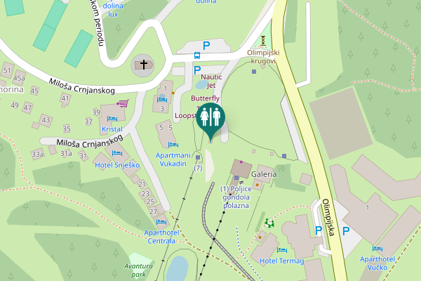 Map showing location of Pale Municipality (RS) Toilet