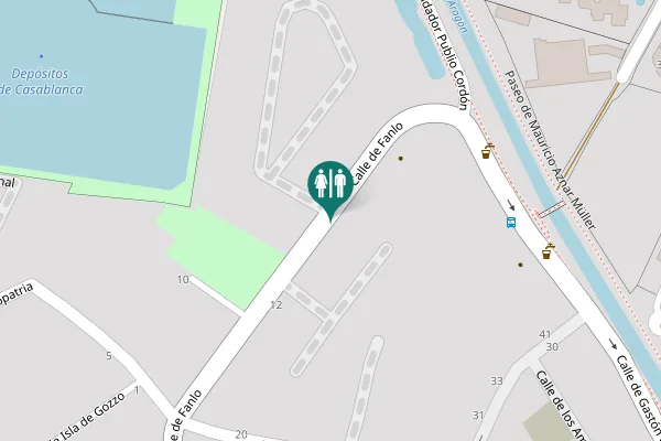 Map showing location of Calle de Fanlo 25 Toilet