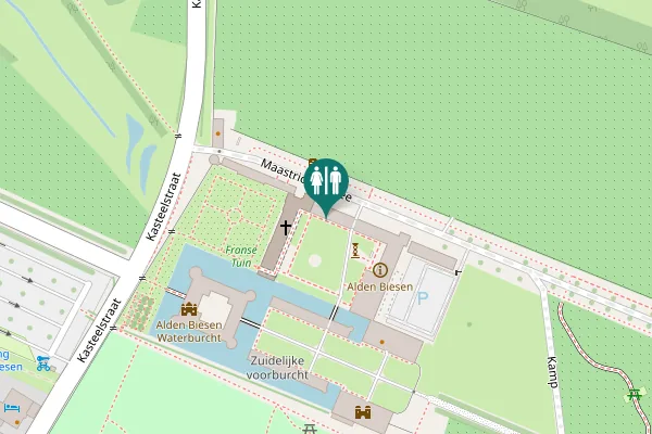 Map showing location of Kasteelstraat 6 Toilet