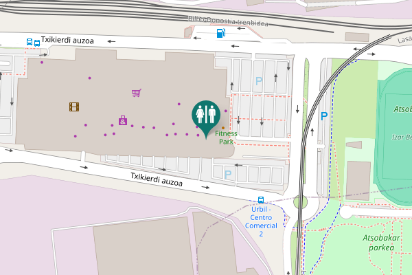 Map showing location of Txikierdi auzoa Toilet