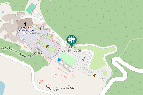 Map showing location of Ribagorza Toilet