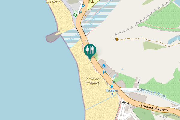 Map showing location of Avenida El Emigrante 16 Toilet