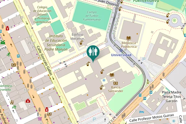 Map showing location of Calle Profesor Adolfo Rancaño Toilet